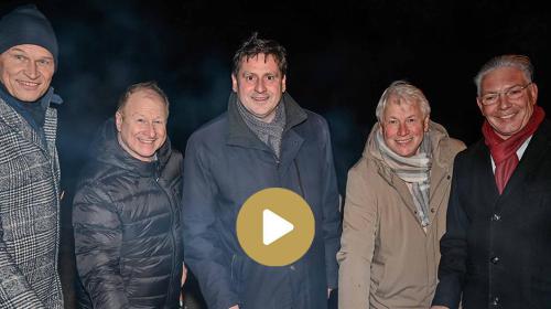VIDEO: Adventempfang und Würstelgrillen im Kurpark